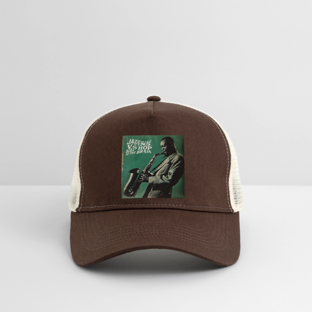 Groove in the Mind, Trucker Cap - brun/beige