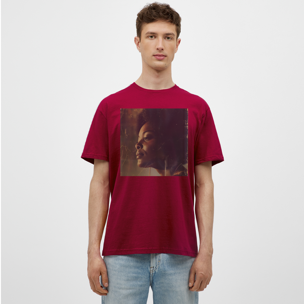 Echoes of Blue, T-shirt herr - tegelröd