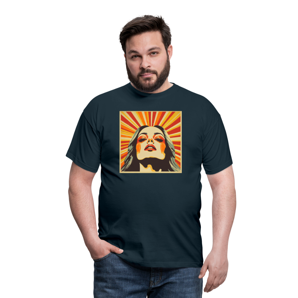 Dagens Första Strålar, T-shirt herr - marinblå