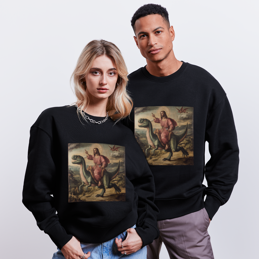 Ritten genom Tiden, Ekologisk oversizetröja RADDER unisex från Stanley/Stella - svart
