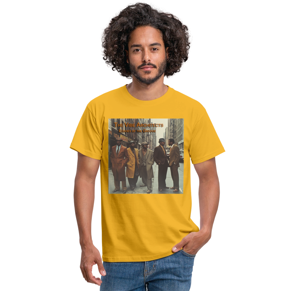 The Vibe Architects, T-shirt herr - gul