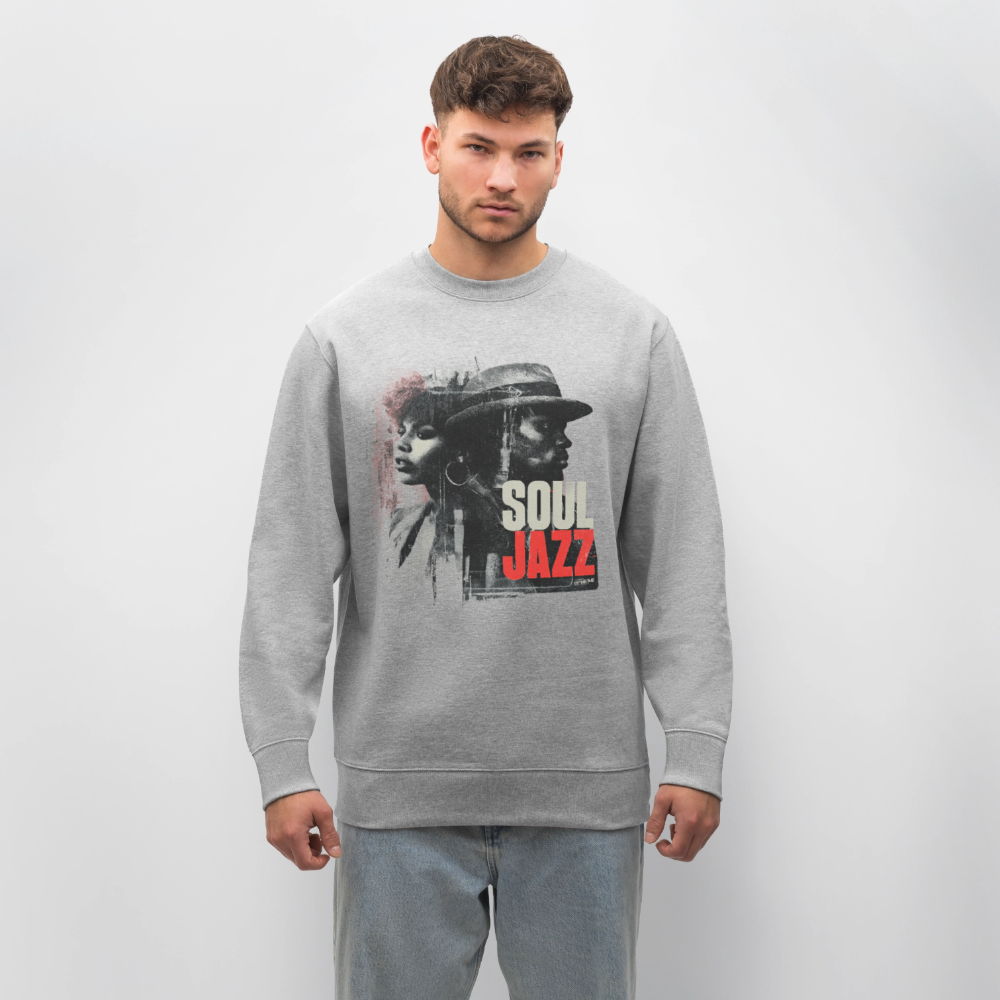 Soul Jazz Experience, Ekologisk sweatshirt CHANGER unisex från Stanley/Stella - gråmelerad