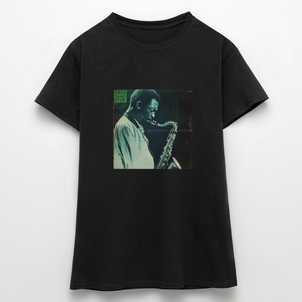 Gåtfull figur i jazzens underground, T-shirt dam - svart