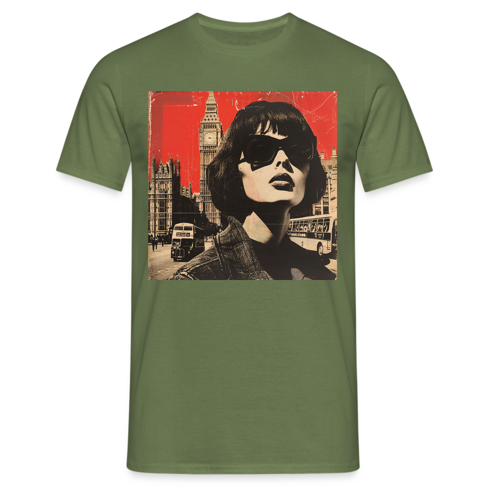 T-shirt herr - Militärgrön