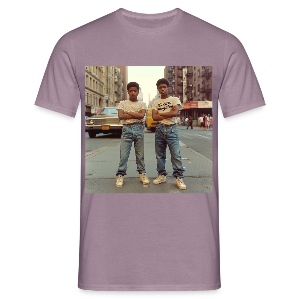 Electric Boogaloo, T-shirt herr - lilagrå