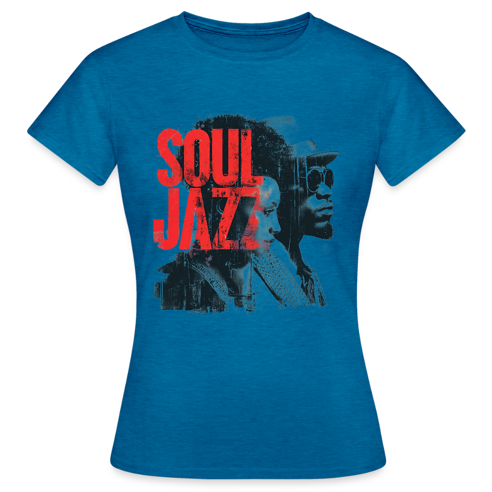The Essence of Soul Jazz, T-shirt dam - antikblå safirljung