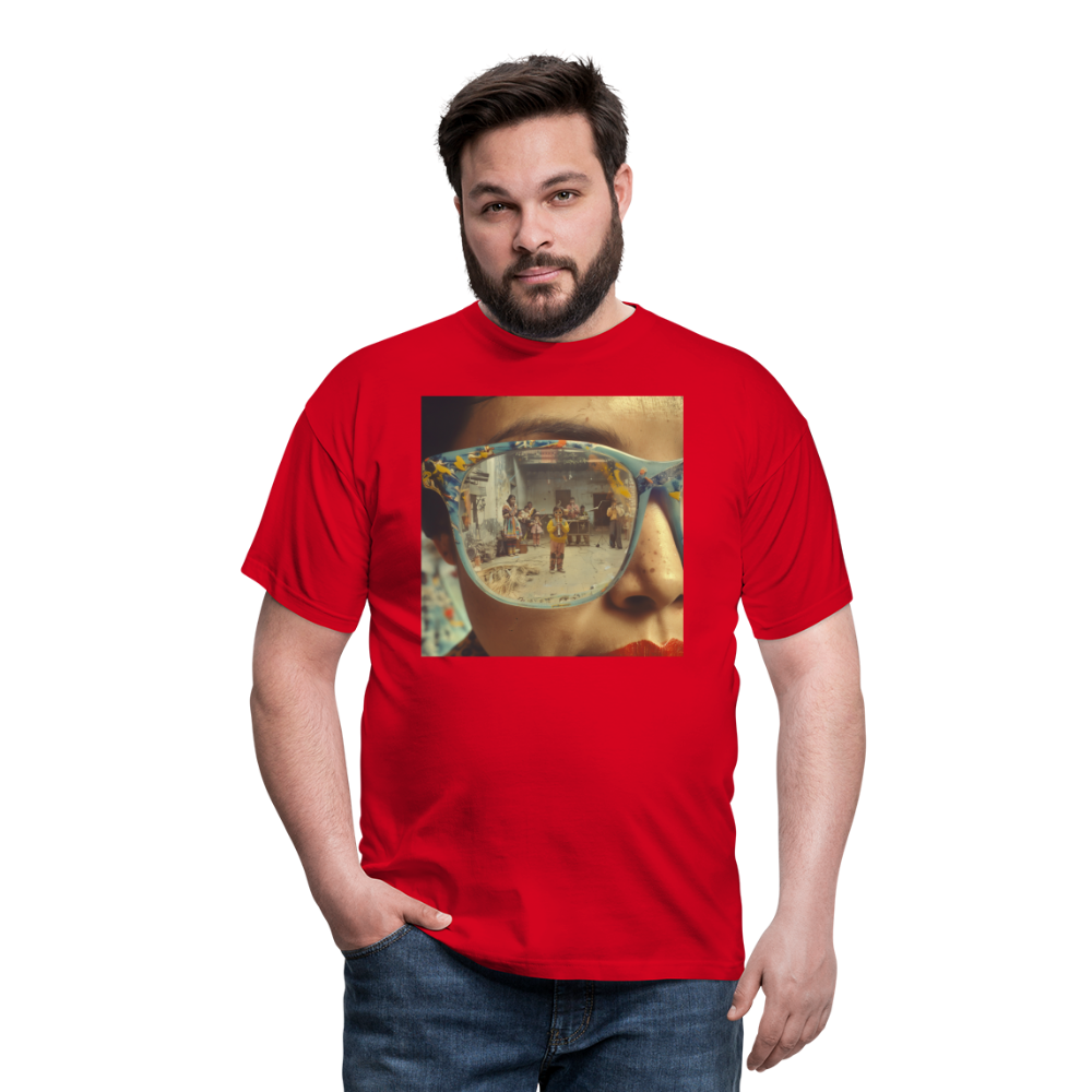 Reflektioner av Anderna, T-shirt herr - röd