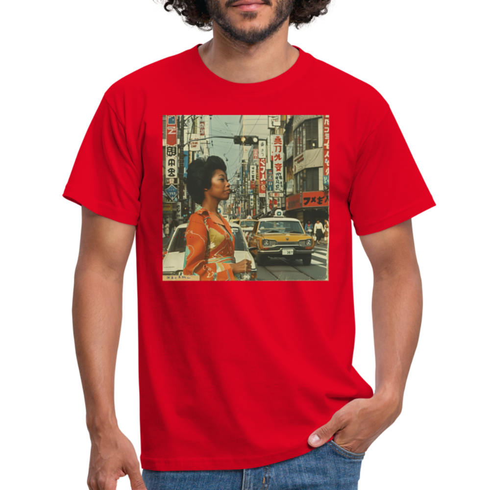 Yumi Sakamoto, T-shirt herr - röd