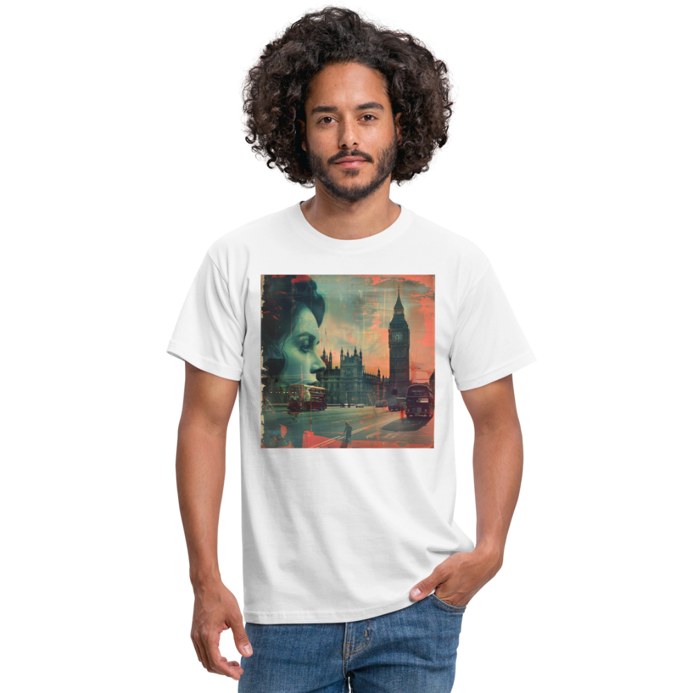 The Beat of London, T-shirt herr - vit