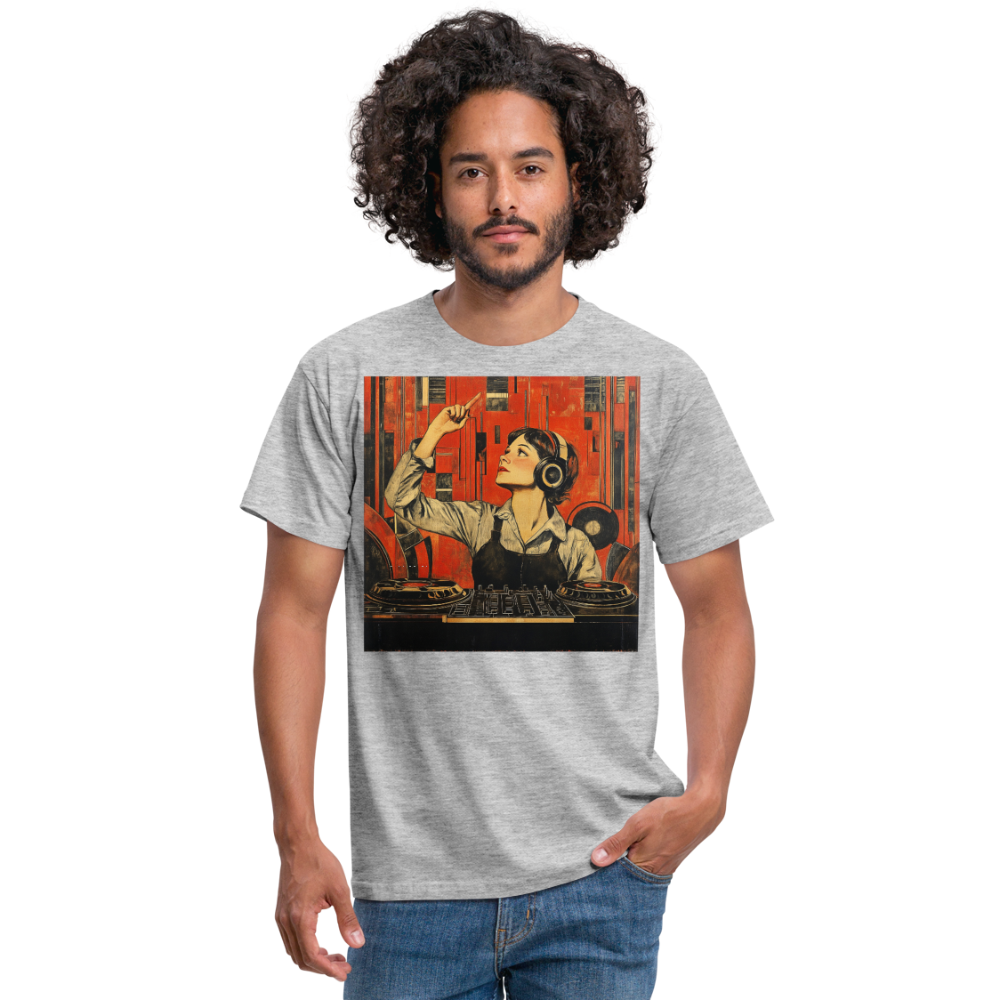 Revolutionens Rytm, T-shirt herr - gråmelerad