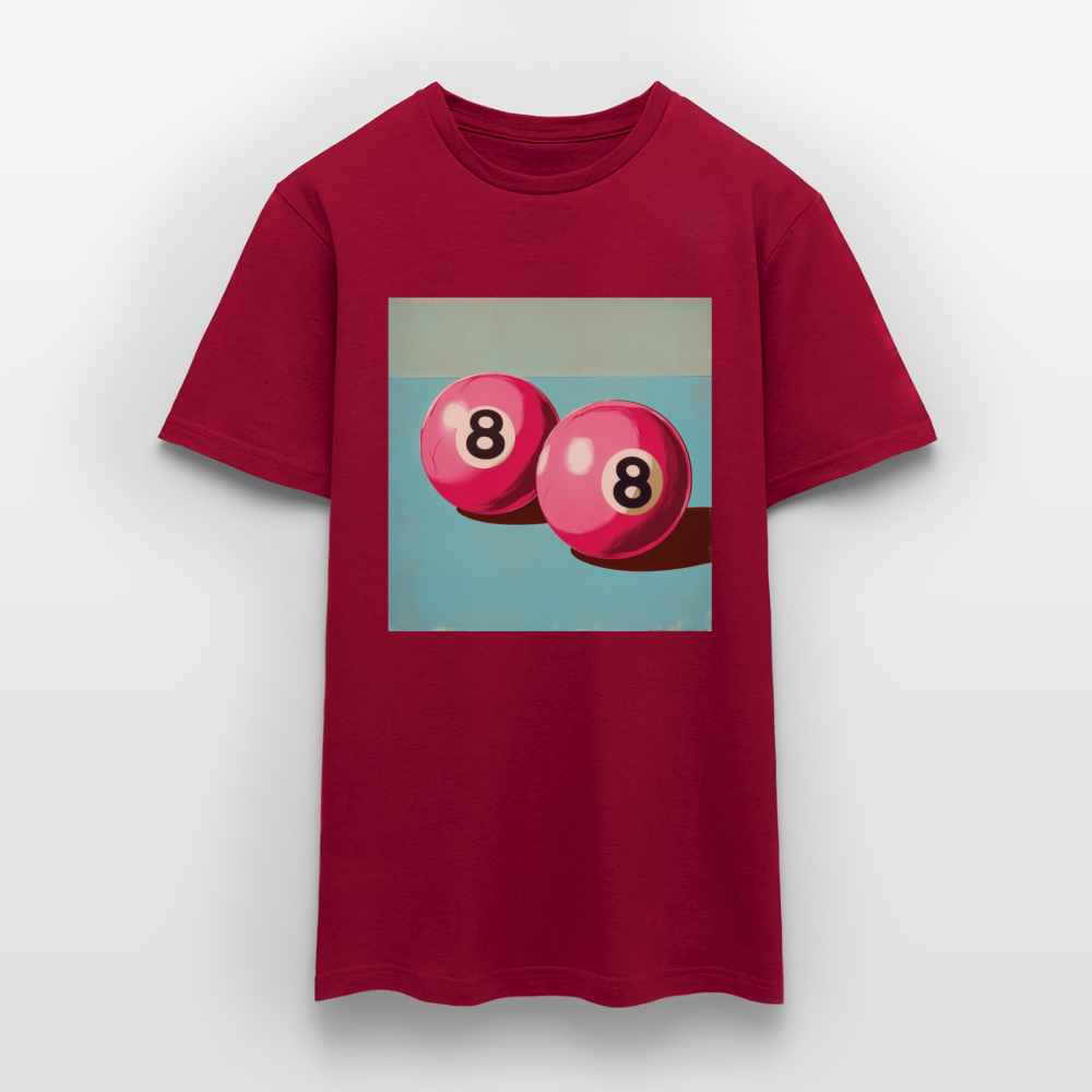 Rosa Rivaler, T-shirt herr - tegelröd