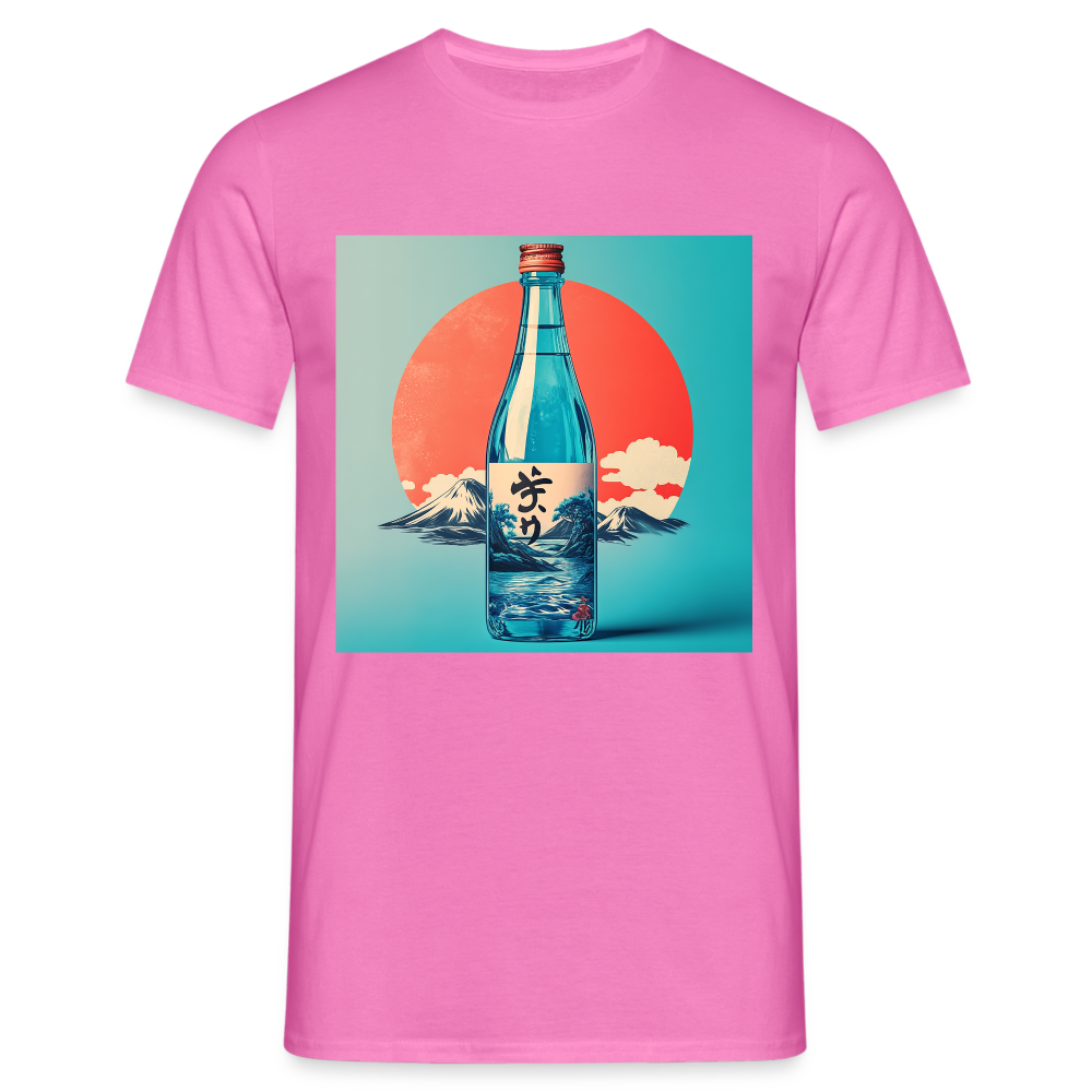 Stillhet i glas, T-shirt herr - rosa
