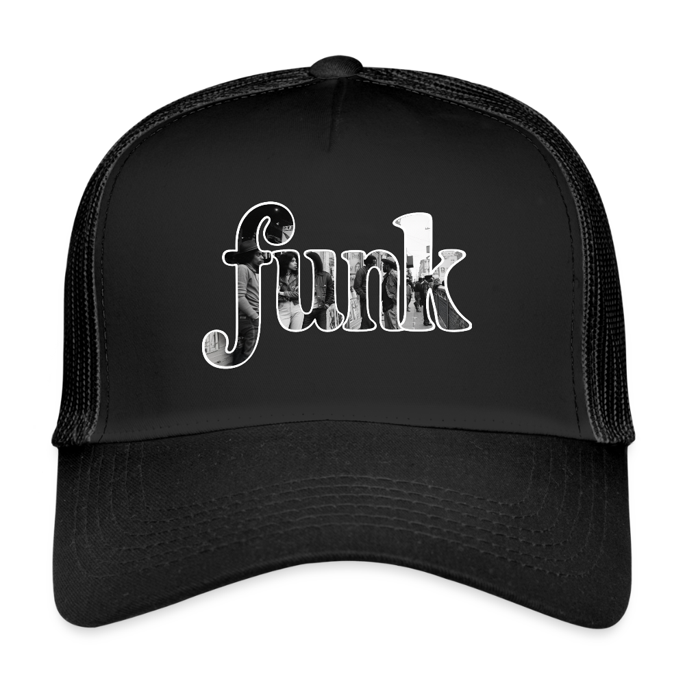 Funk Vibes, Trucker Cap - svart/svart