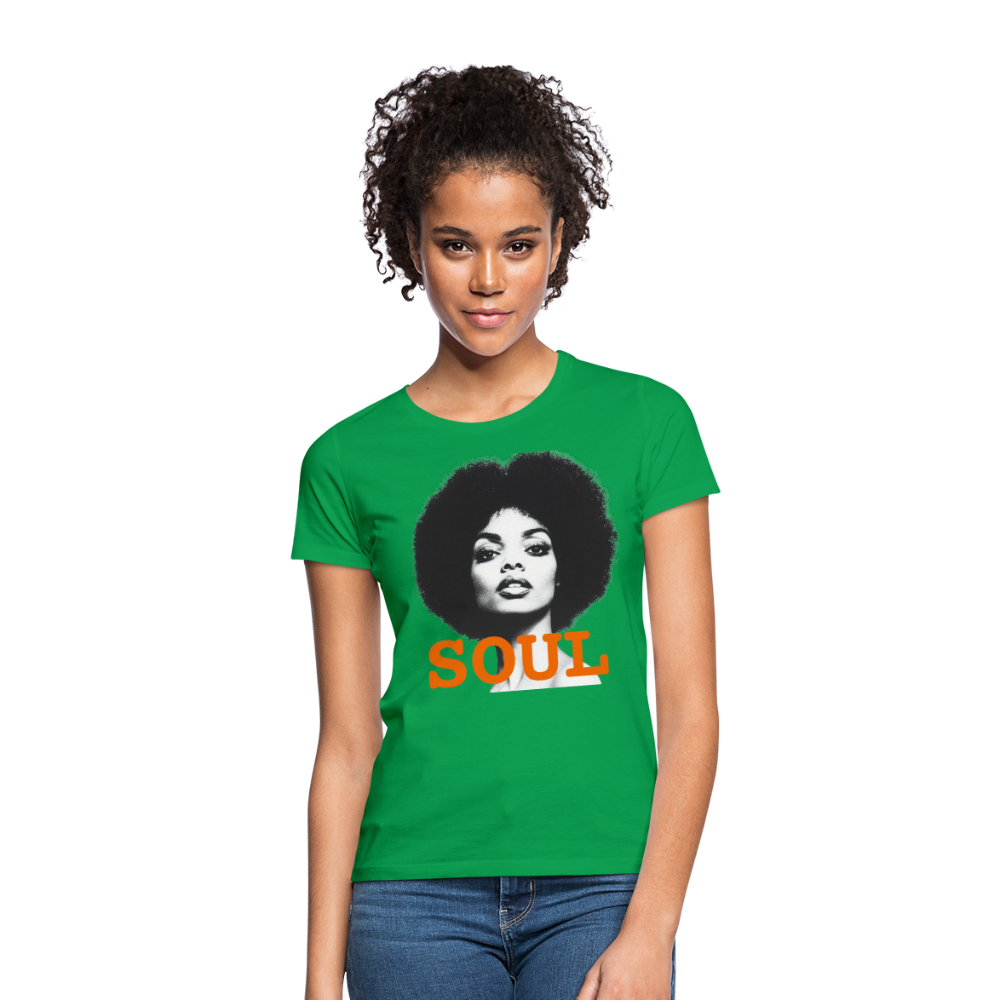 Soul PWR, T-shirt dam - kellygrön