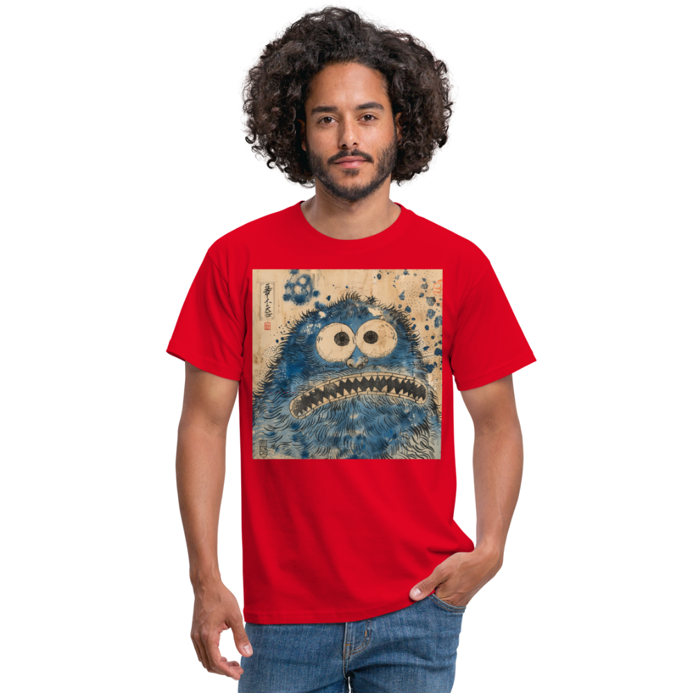 Uramiko ramlar i floden, T-shirt herr - röd