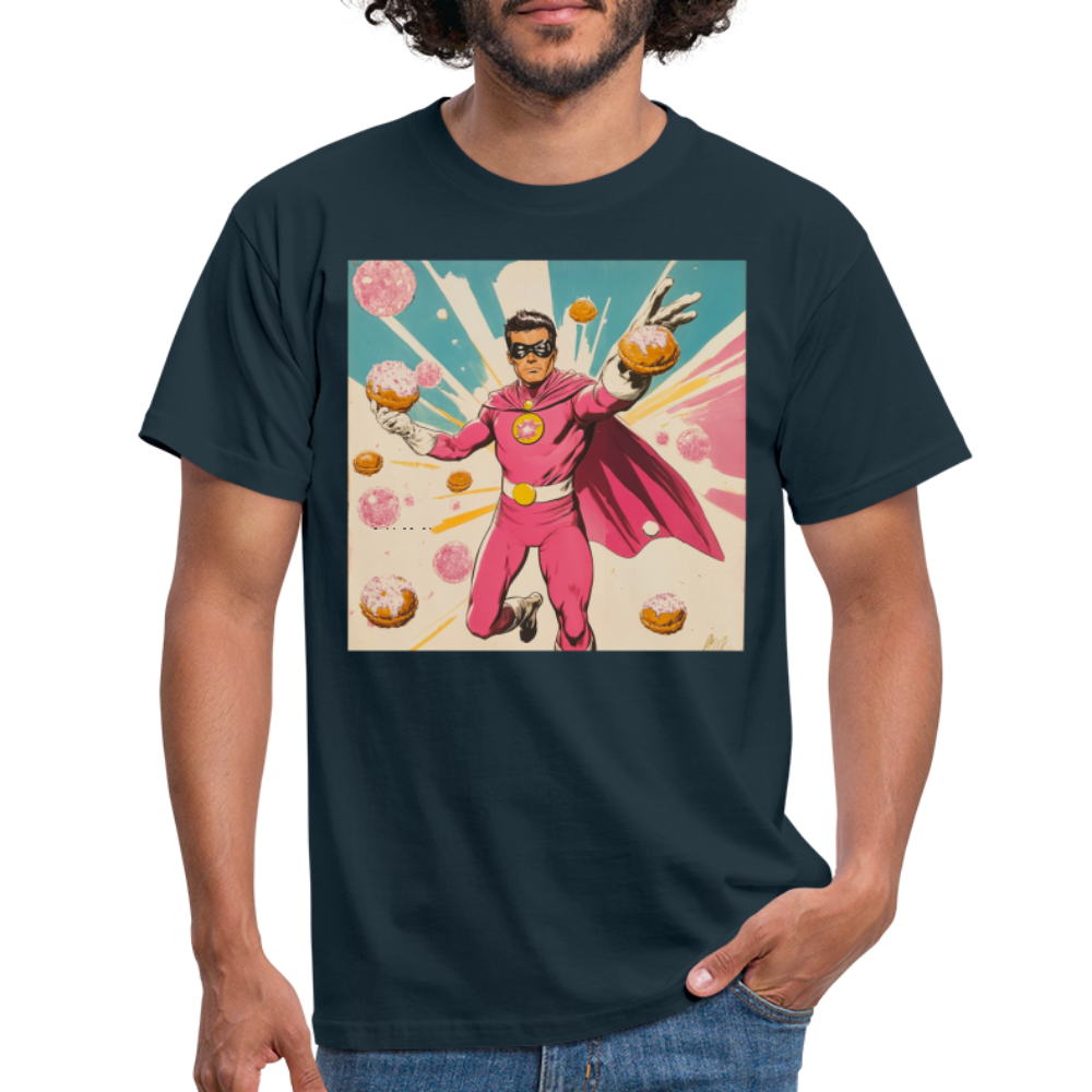 Frosting-Fury, T-shirt herr - marinblå