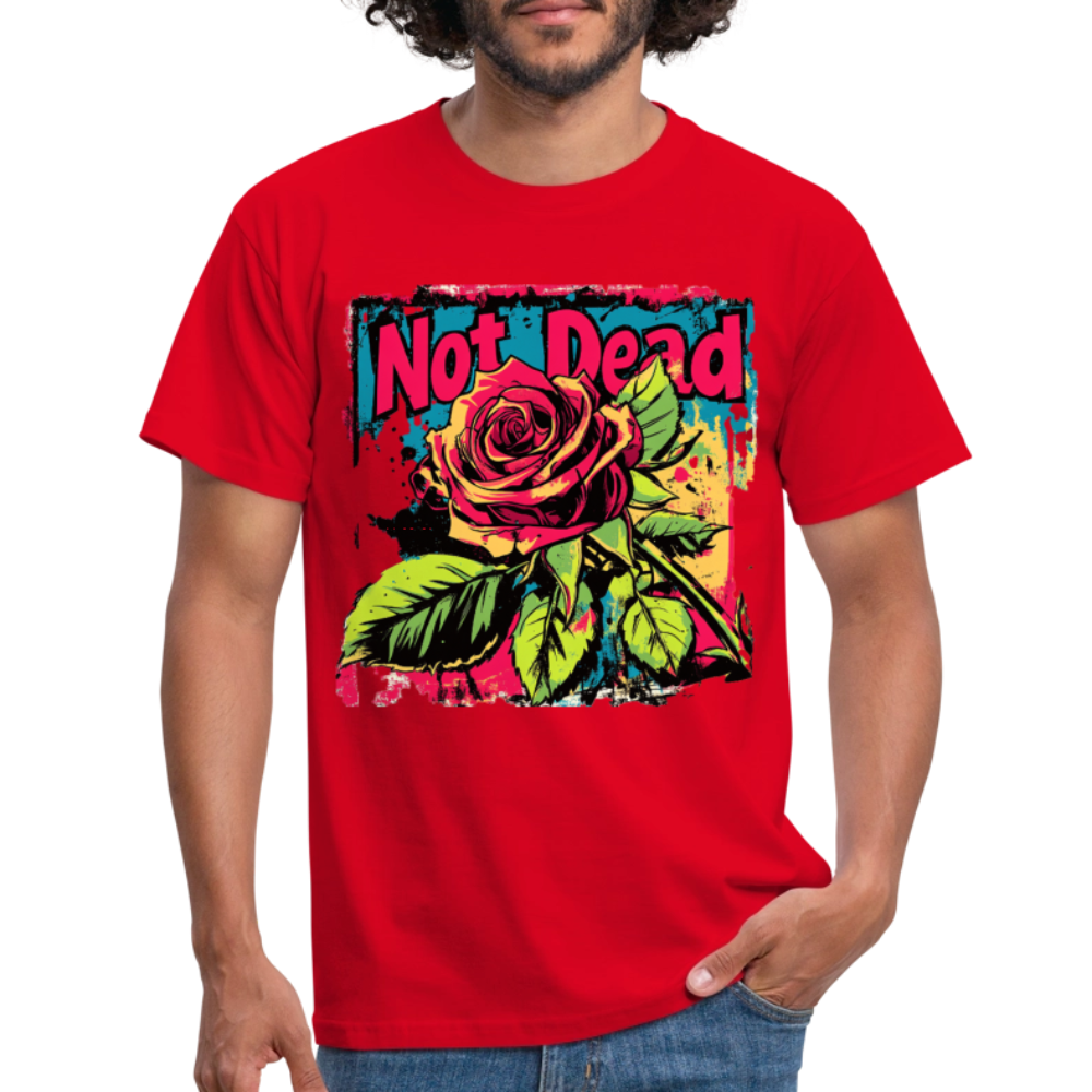 Den Eviga Rosen, T-shirt herr - röd