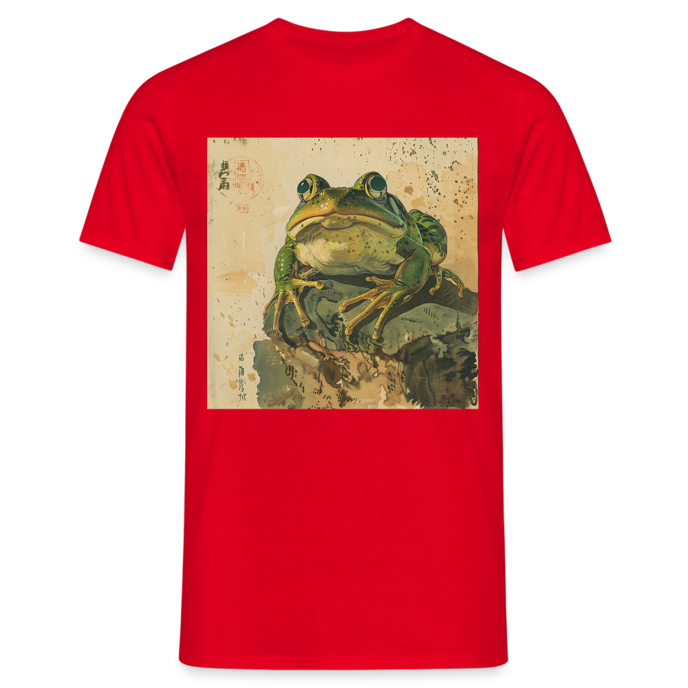 Grodan i Skymningen, T-shirt herr - röd