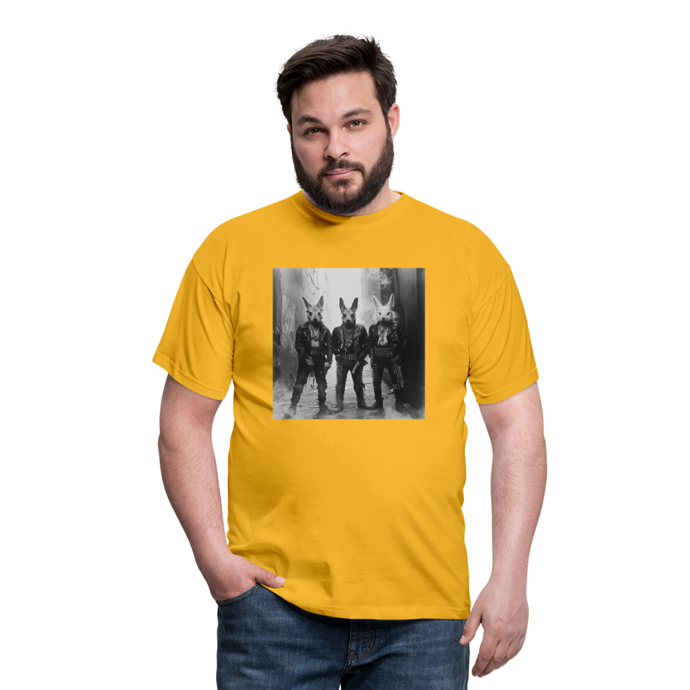 The Hare Raisers, T-shirt herr - gul