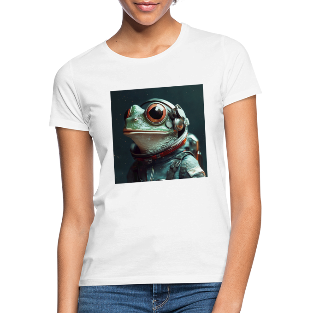 AstroFrog Amazonas, T-shirt dam - vit
