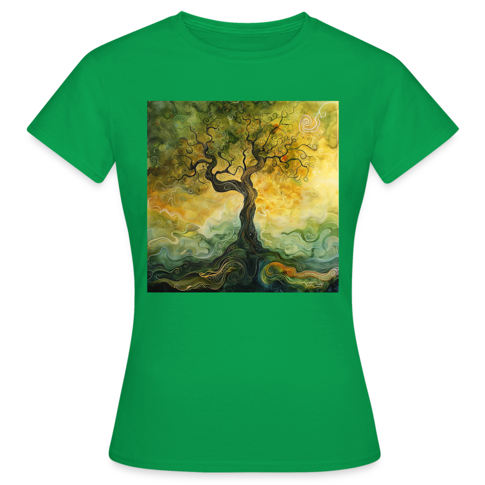 Trädets visdom, T-shirt dam - kellygrön