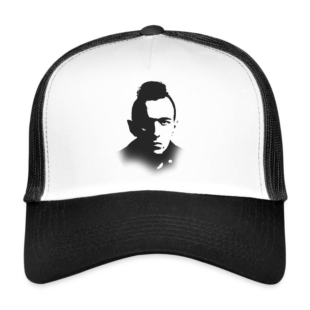 Stencil of Rebellion, Trucker Cap - vit/svart