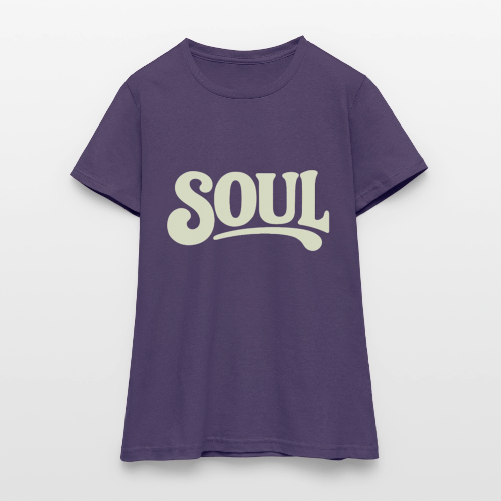 All About Soul, T-shirt dam - mörklila