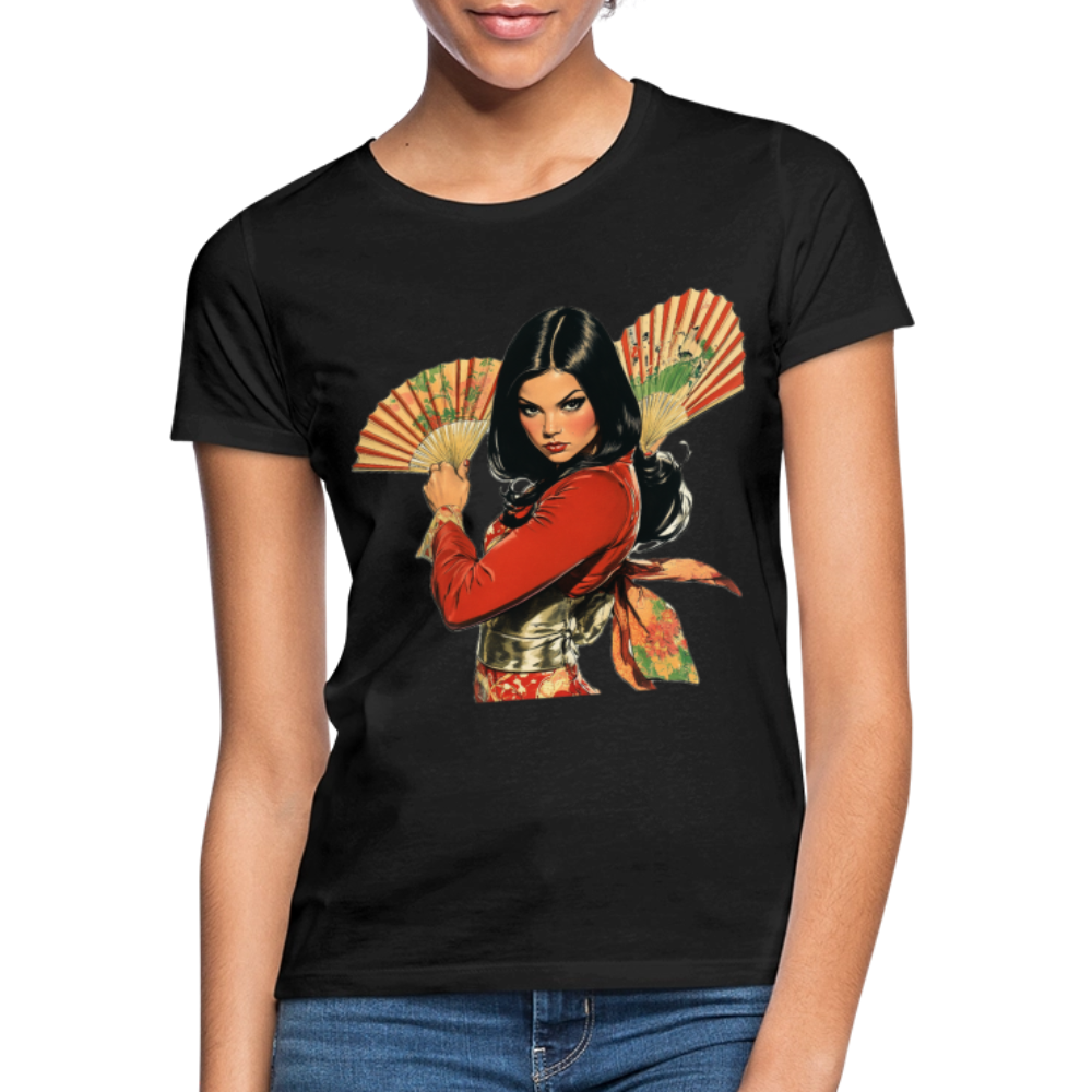 Dansen med Solfjädrar: Vindens krigare, T-shirt dam - svart