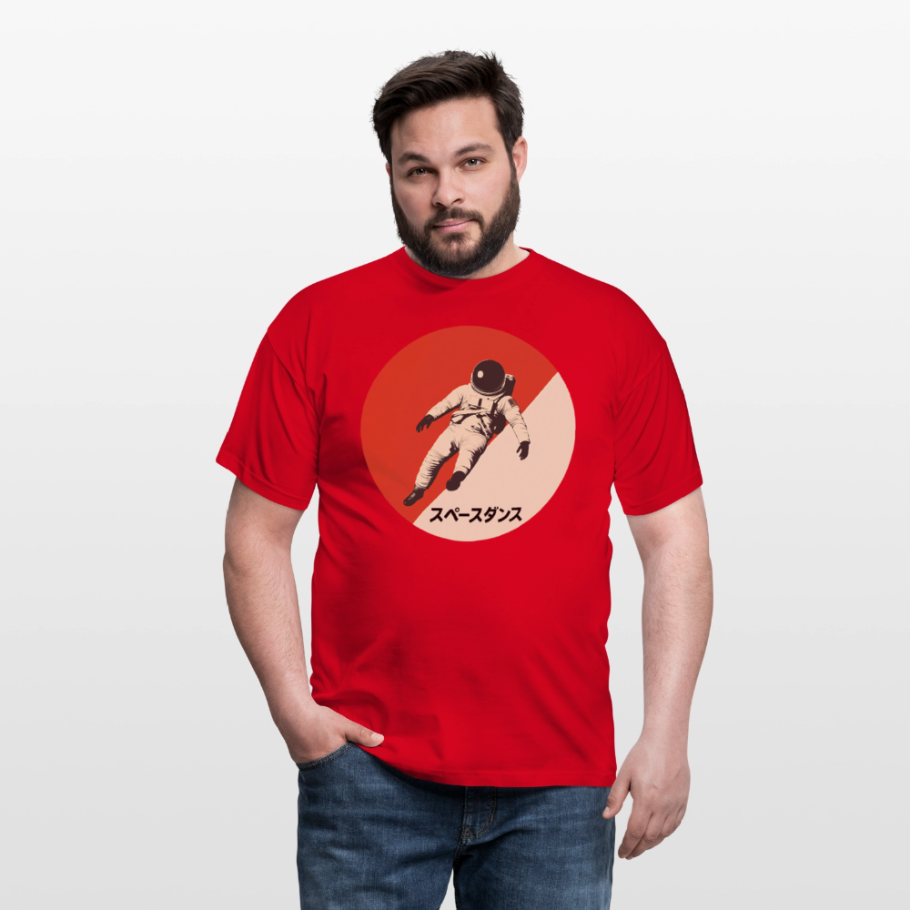 Space Dance, T-shirt unisex - röd