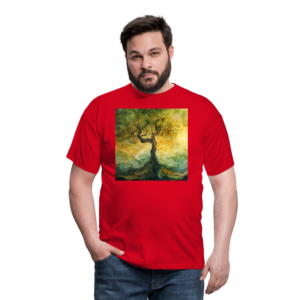 Trädets visdom, T-shirt herr - röd