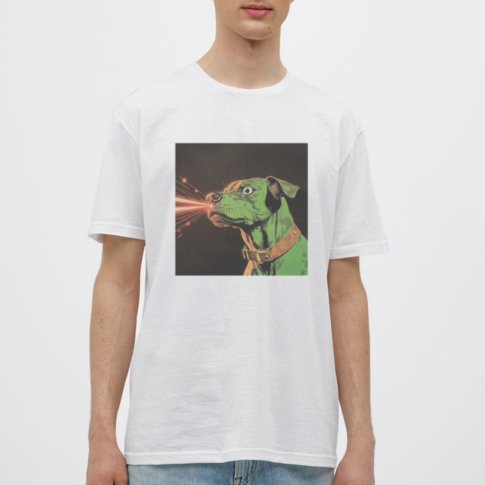 Strålhunden, T-shirt herr - vit