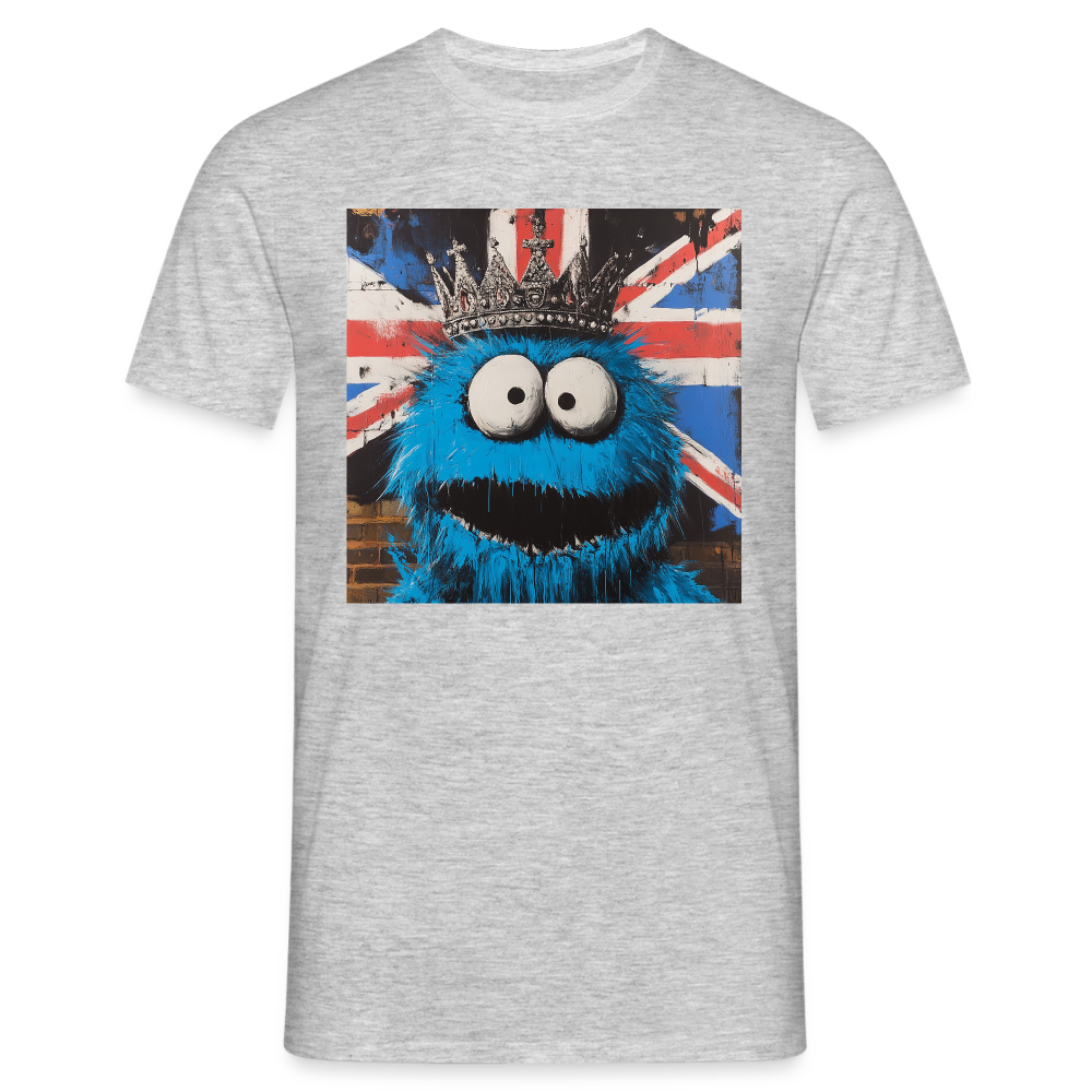 Monsters & Monarchs, T-shirt herr - gråmelerad