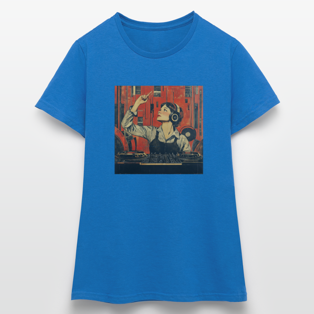 Revolutionens Rytm, T-shirt dam - royalblå