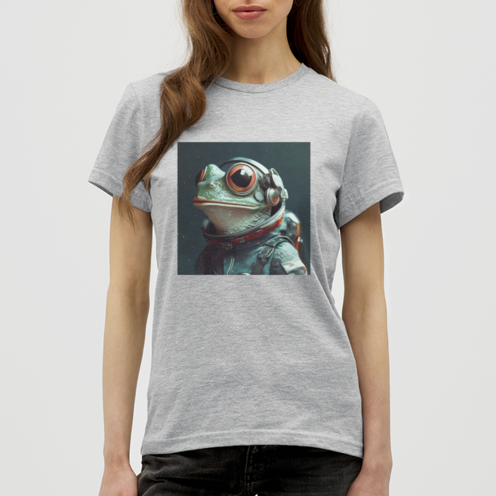 AstroFrog Amazonas, T-shirt dam - gråmelerad