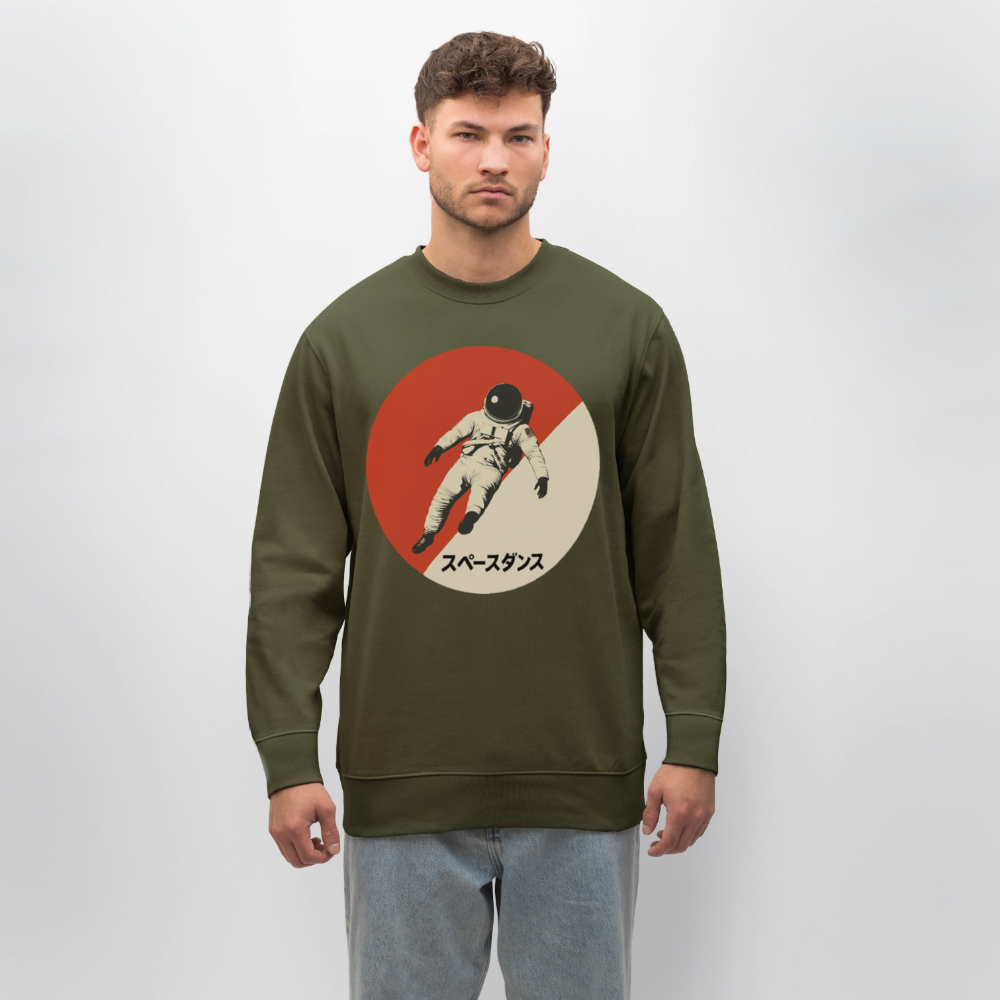 Space Dance, Ekologisk sweatshirt CHANGER unisex från Stanley/Stella - kaki