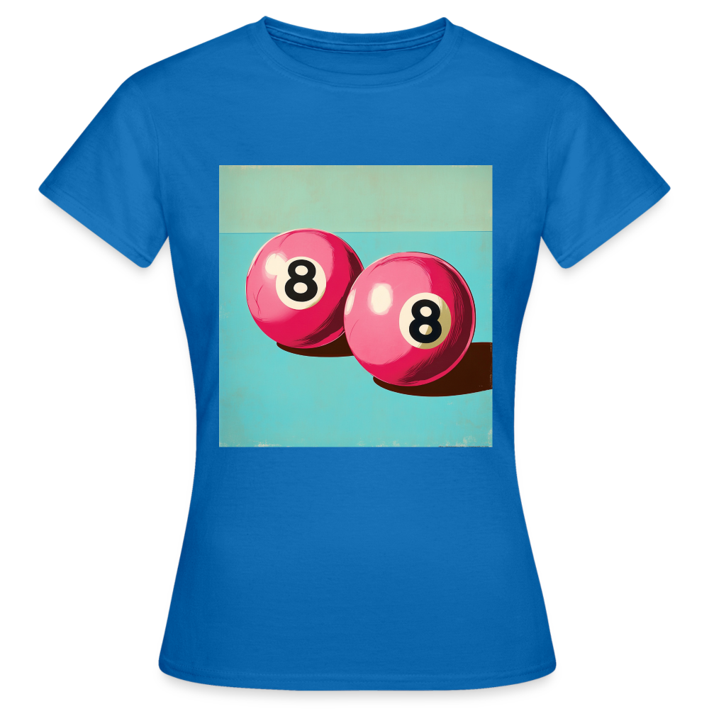 Rosa Rivaler, T-shirt dam - royalblå