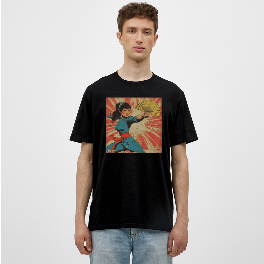 Solfjädern, T-shirt herr - svart