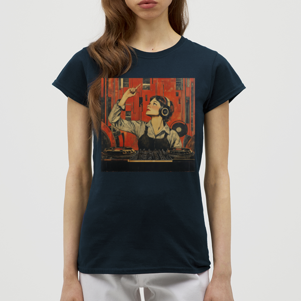 Revolutionens Rytm, T-shirt dam - marinblå