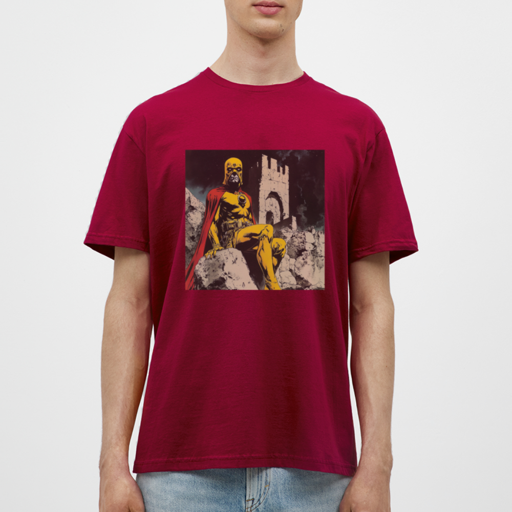 Orkalon, T-shirt herr - tegelröd
