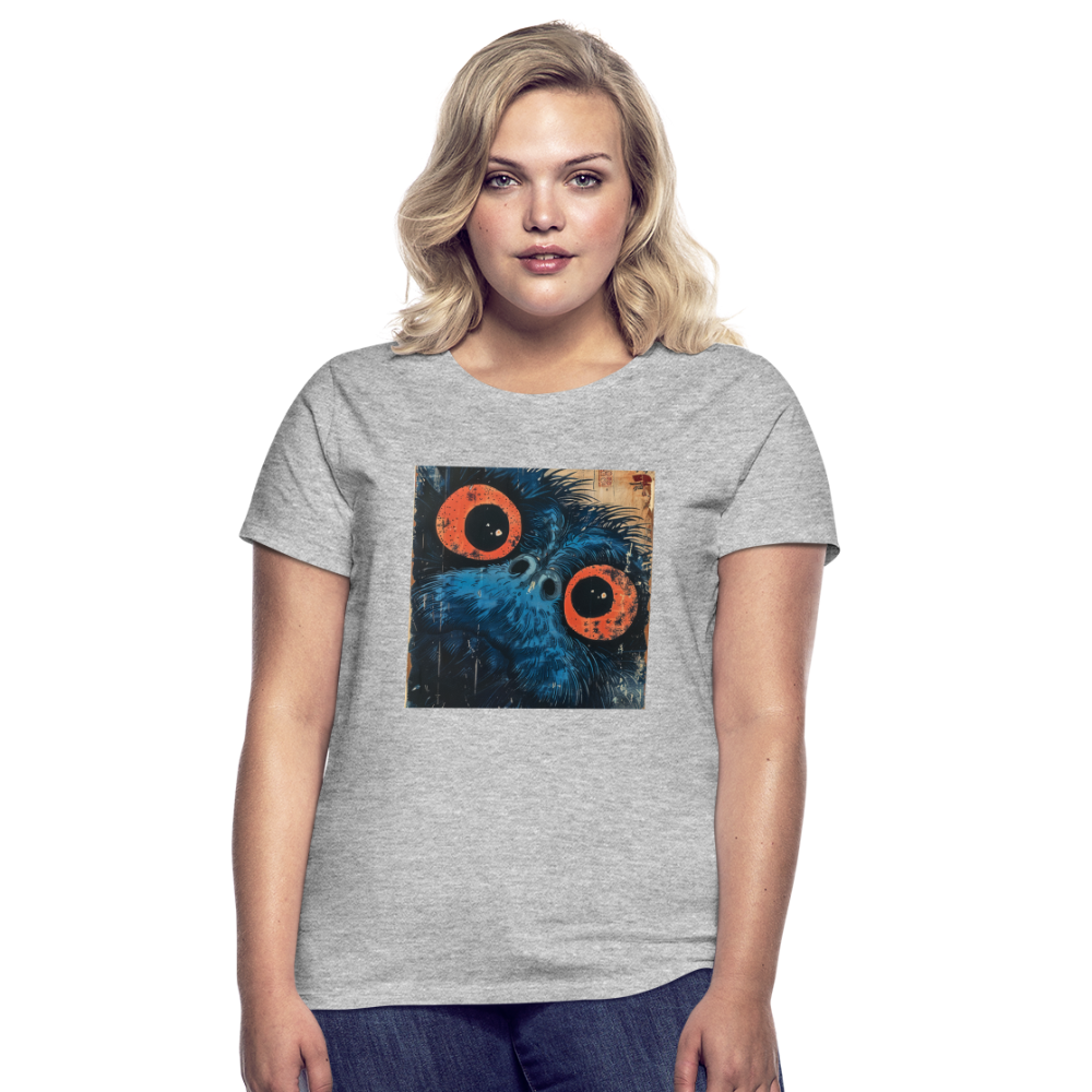 Den blå vännen, T-shirt dam - gråmelerad