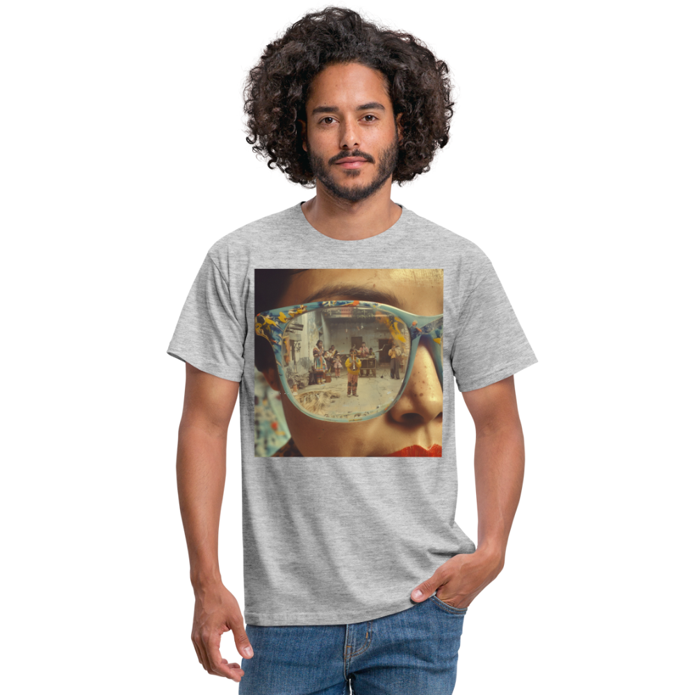 Reflektioner av Anderna, T-shirt herr - gråmelerad