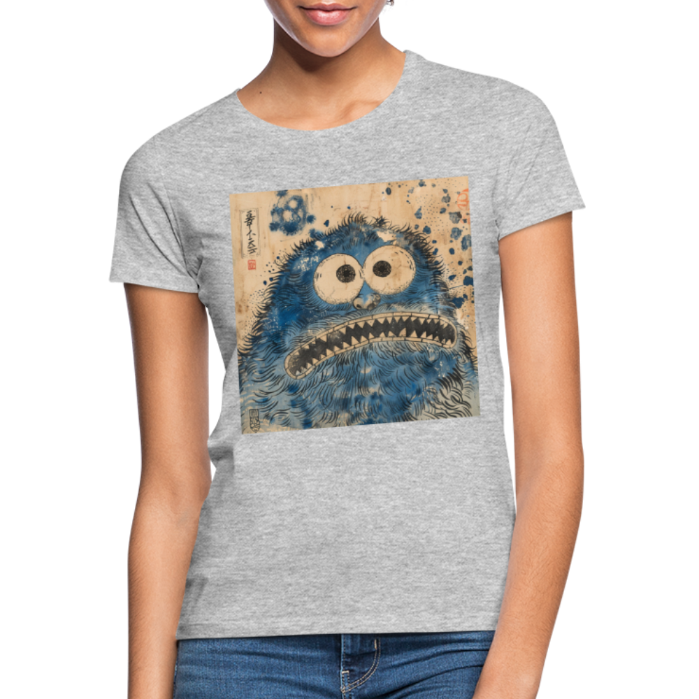 Uramiko ramlar i vattnet, T-shirt dam - gråmelerad