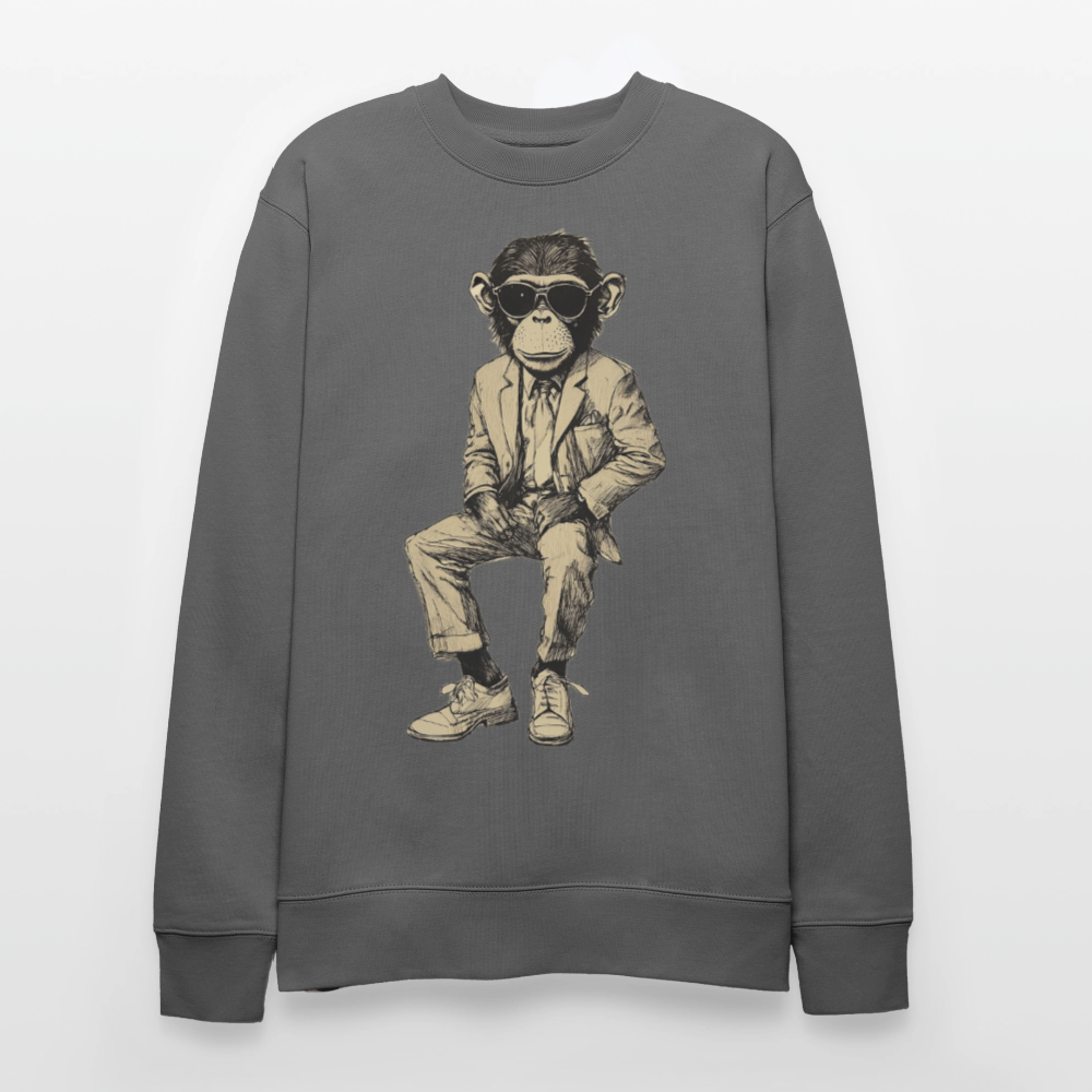 Mod Monkey, Ekologisk sweatshirt CHANGER unisex från Stanley/Stella - kolgrå