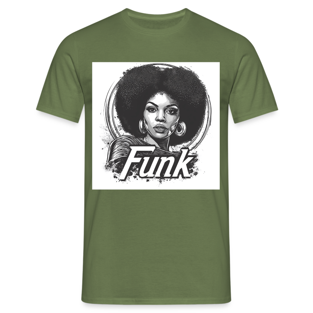 Funk Queen: Power in Motion, T-shirt herr - Militärgrön