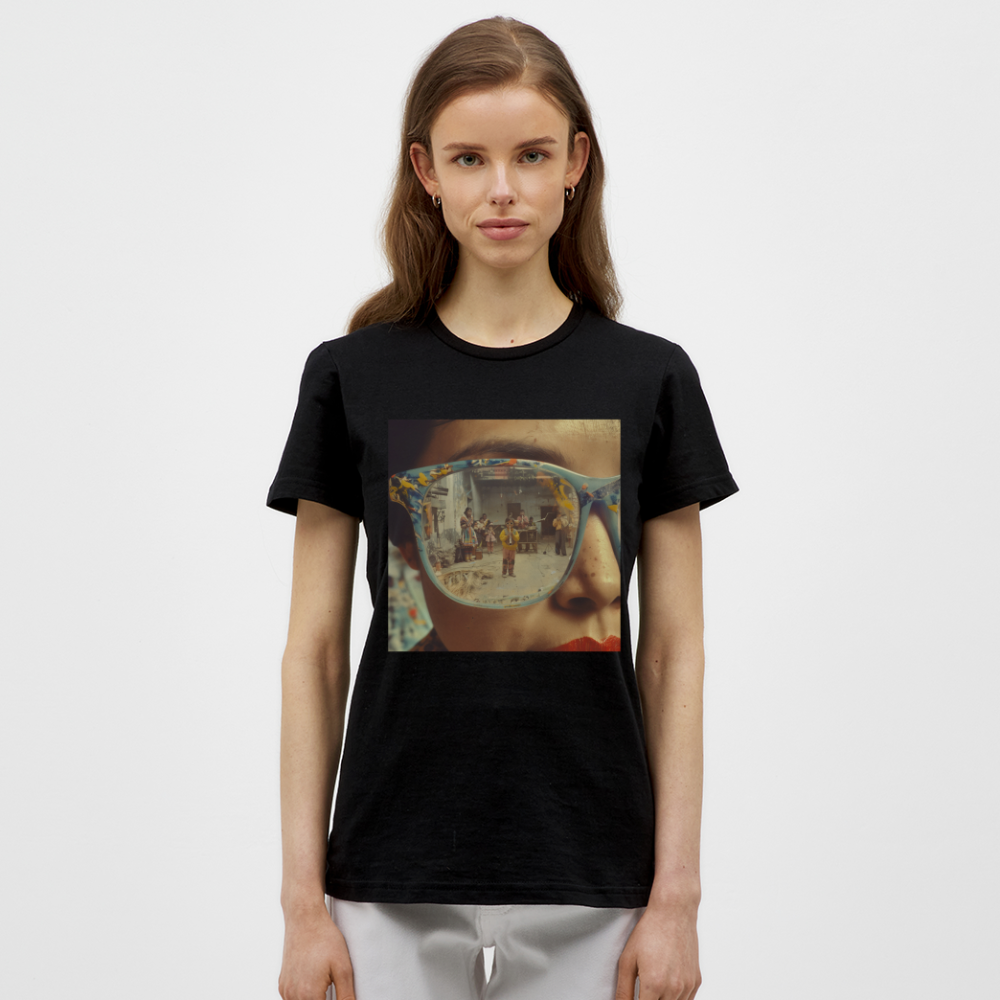 Reflektioner av Anderna, T-shirt dam - svart