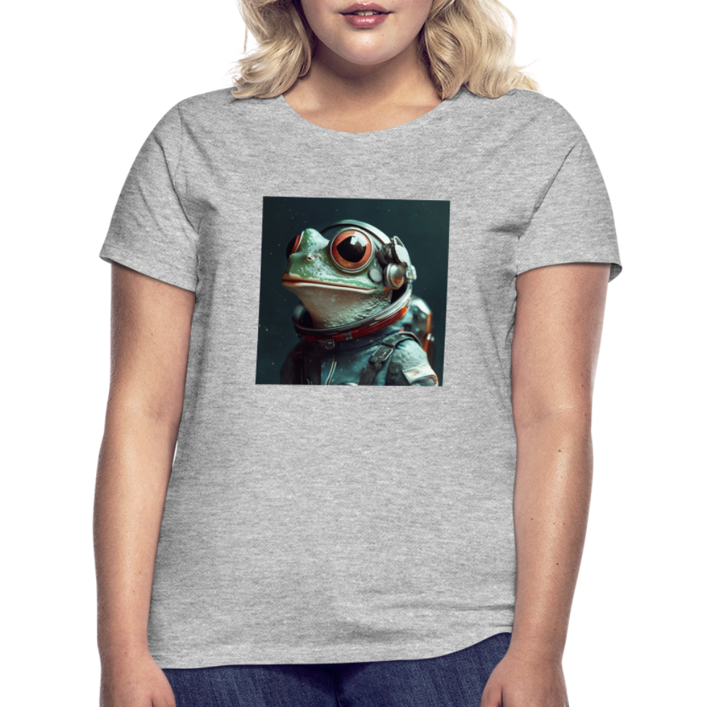 AstroFrog Amazonas, T-shirt dam - gråmelerad