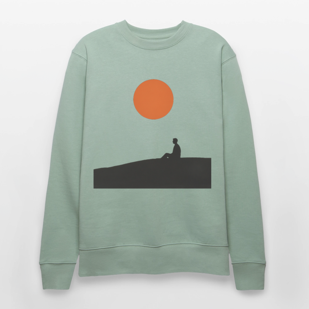 Under the sun, Ekologisk sweatshirt CHANGER unisex från Stanley/Stella - ljus grågrön