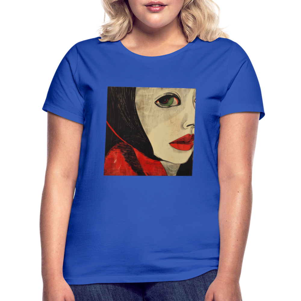 Fiskarfruns öga, T-shirt dam - royalblå