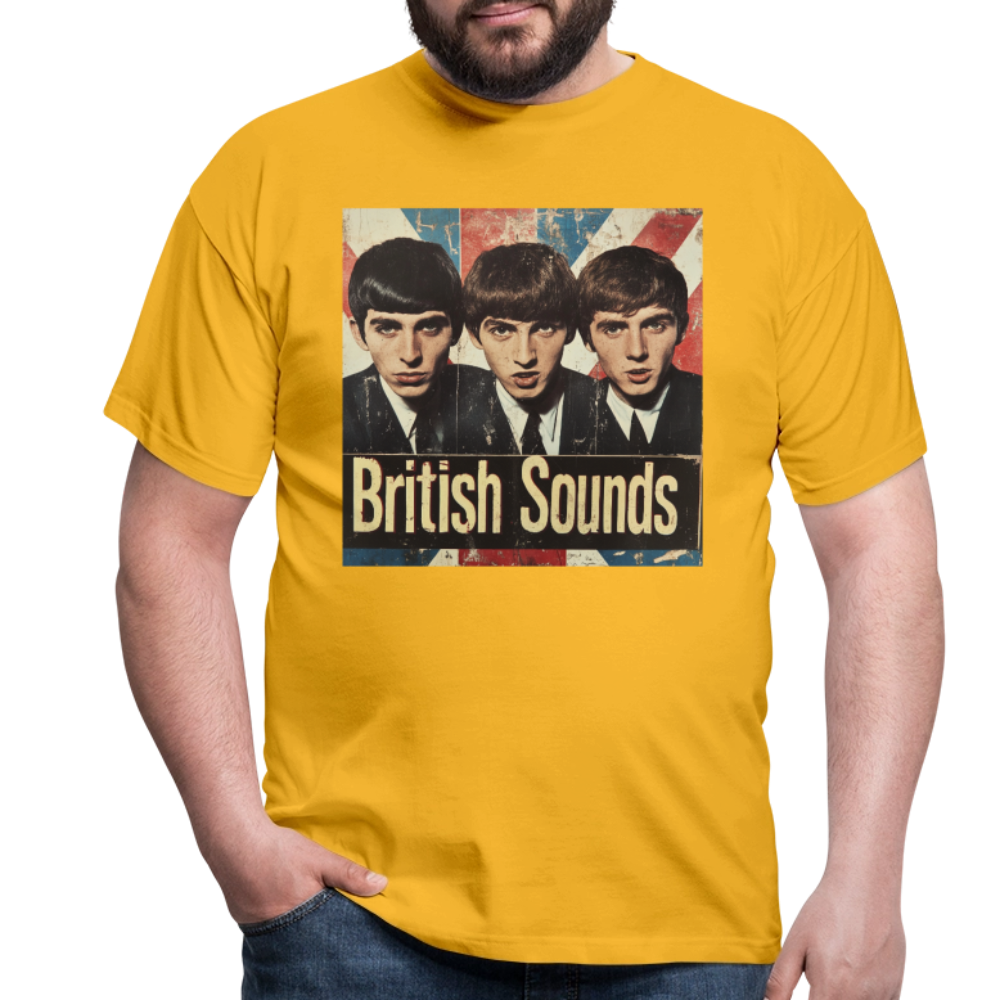 British sounds 1965, T-shirt herr - gul