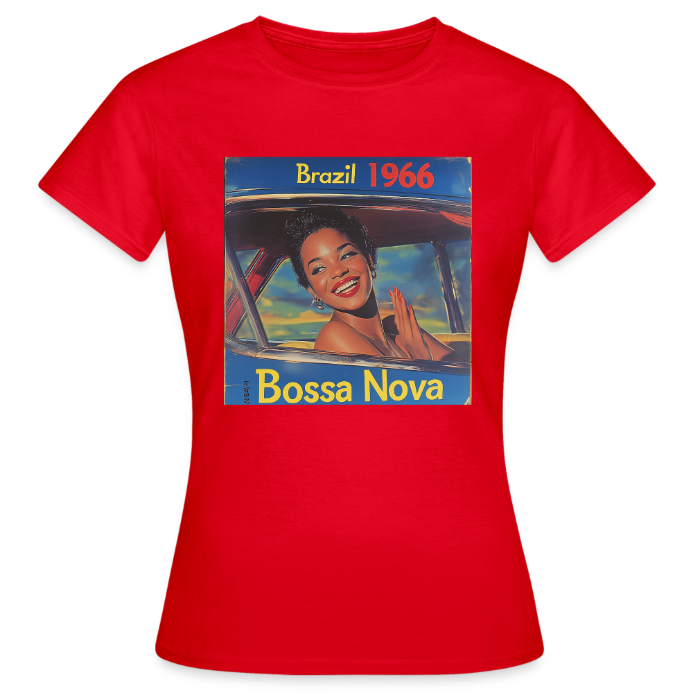 Isabela Costa, brazil 1966, T-shirt dam - röd